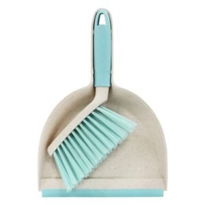 JVL ANTIBAC MINI DUSTPAN + BRUSH SET - Image 1