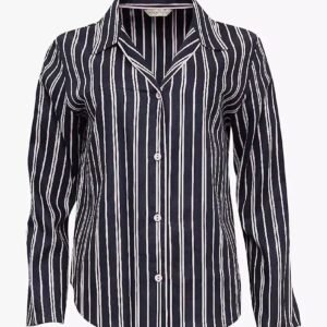 CYBER JAMMIES ESTELLE SPOT STRIPE PRINT L/SLV PYJAMA TOP - Image 1