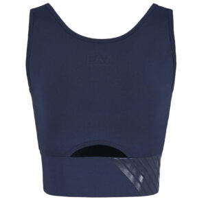 GIORGIO ARMANI WOMAN JERSEY NAVY BLUE SPORT BRA-S - Image 1