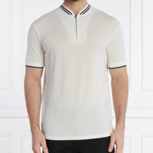 GA MAN JERSEY WHITE  BISHOP COLLAR POLO - Image 1