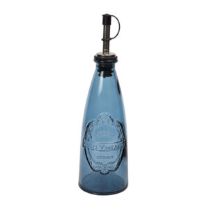 DEXAM SINTRA RECYCLED GLASS OIL DRIZZLER BLUE - Image 1