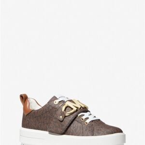 MK- EMMETT STRAP LACE UP- BROWN - Image 1