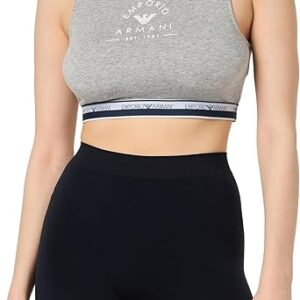 GA WOMAN KNITTED  GREY CROP TOP LOUNGEWEAR - Image 1