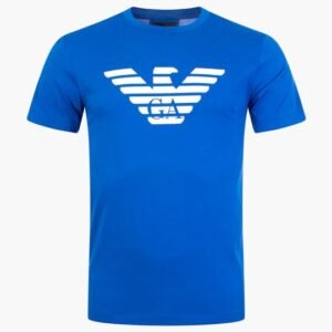 ARMANI MAN JERSEY T-SHIRT BLUE 8N1TN5 1JPZZ 0973 - Image 1