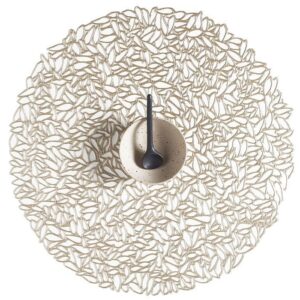 CHILEWICH PRESSED PETAL MAT 15 CHAMPAGNE - Image 1