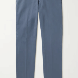 5-POCKET PANTS IN ANTIQUE PINK GARMENT-DYED COTTON - Image 1